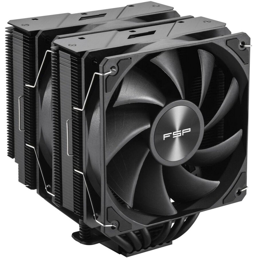 MP7 Black, CPU cooler (black, 120 mm)
