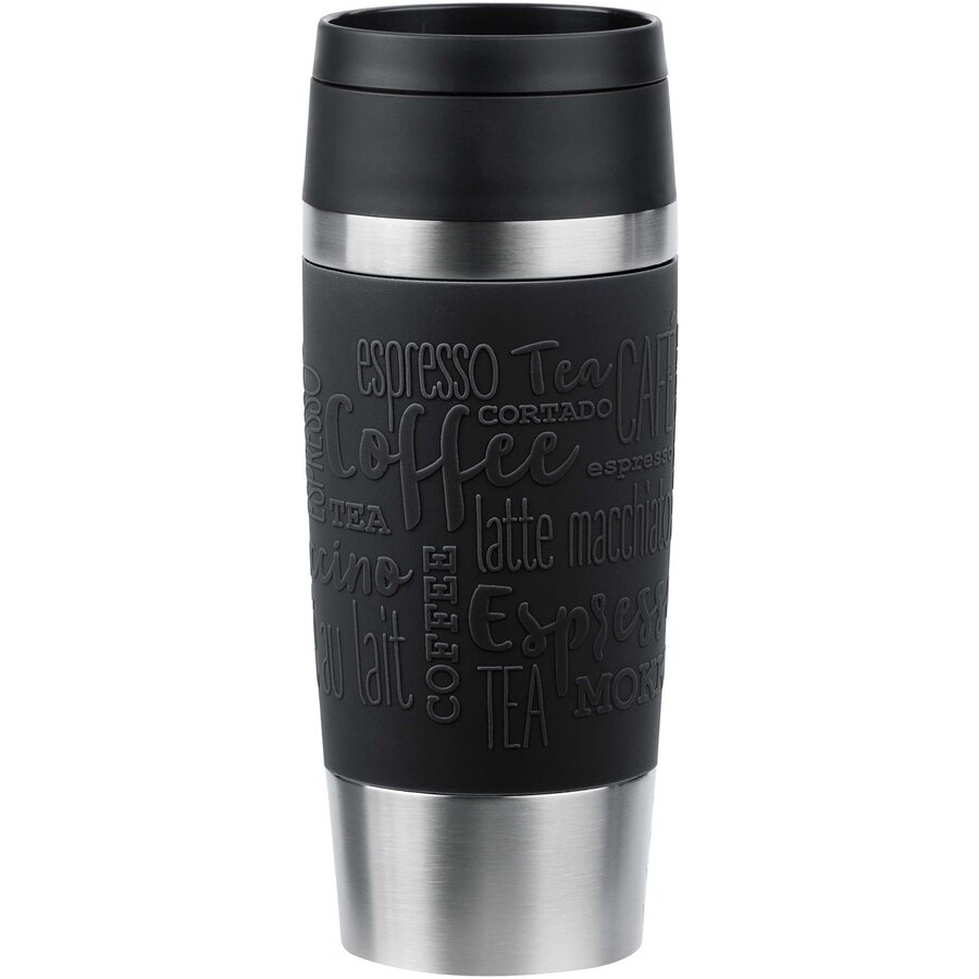 TRAVEL MUG Classic Thermo Mug (black/stainless steel, 0.36 liters)