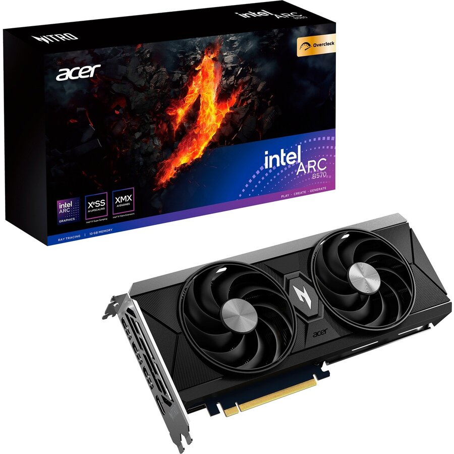 Placa Video Intel Arc B570 OC 10GB GDDR6 192-bit