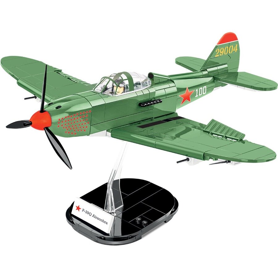 Jucarie Bell P-39Q Airacobra, construction toy (olive green)
