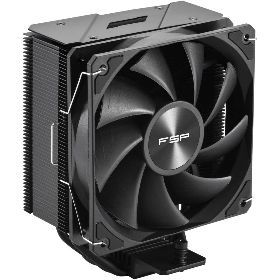 FSP NP5 BLACK, CPU cooler (black, 120 mm)