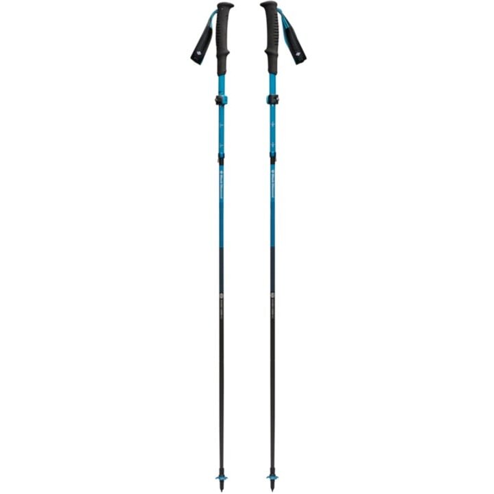 Black Diamond Trekking poles Distance FLZ, fitness equipment (grey, 1 pair, 140 cm) - imagine 2