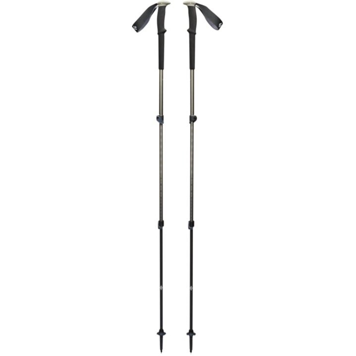 Black Diamond Trekking Poles Trail (black/olive green, 1 pair, 100-140 cm)