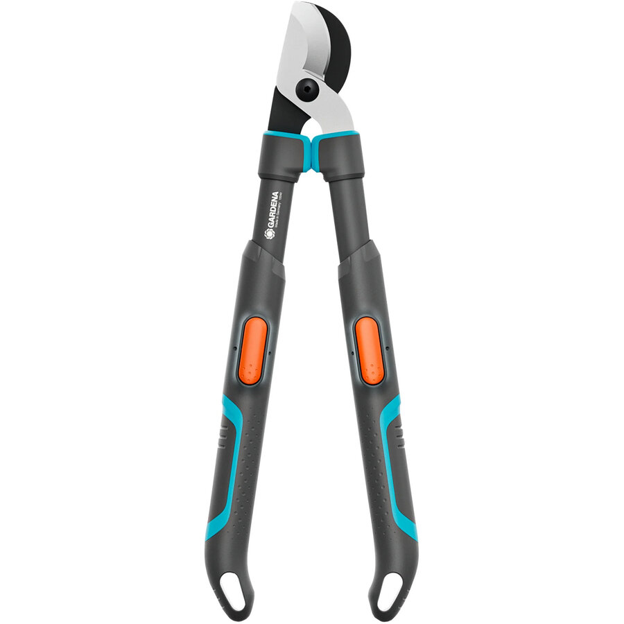 TeleCut Pro S pruning shears (grey/turquoise, 52cm - 67cm)