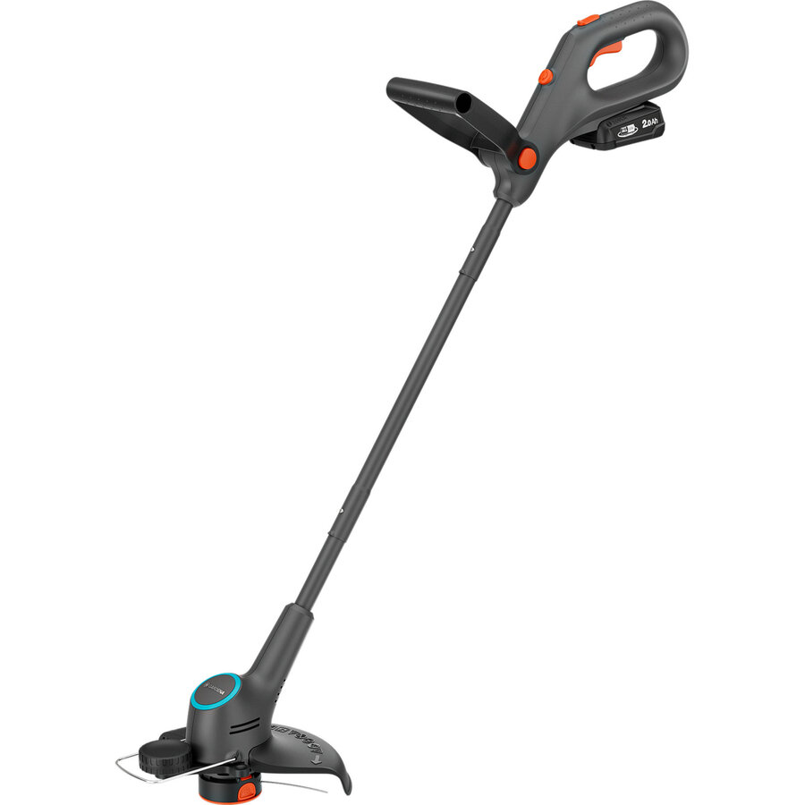 cordless grass trimmer EasyTrim 25/18V P4A (grey/turquoise, Li-Ion battery 2.0Ah, POWER FOR ALL ALLIANCE)