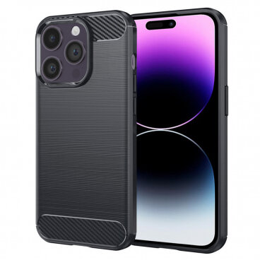 Husa Techsuit Apple iPhone 14 Pro Max Carbon Negru