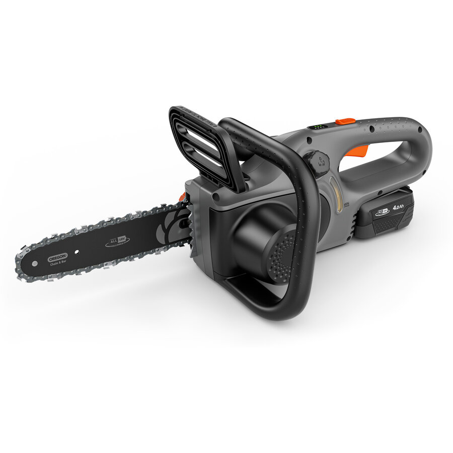 Fierastrau Electric cu Lanț Gardena PowerSaw 250/18V P4A Lama 250MM Acumulator Li-Ion P4A 2.5Ah și Incarcator Incluse Gri/Negru — imaginea 3