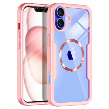 Husa Techsuit MagSafe Apple iPhone 16 ColorVerse 360 Roz