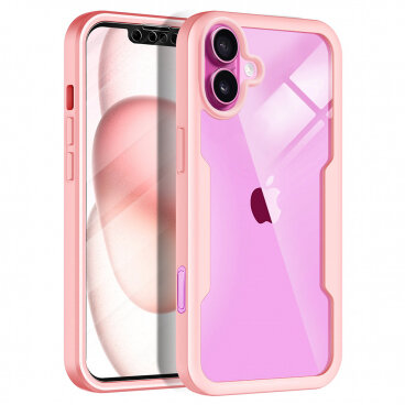 Husa Techsuit Apple iPhone 16 Plus ColorVerse 360 Roz
