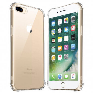 Husa Techsuit Apple iPhone 8 Plus / 7 Plus Shockproof Clear Transparent