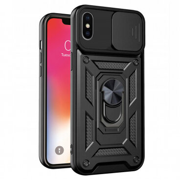 Husa Techsuit Apple iPhone XS / X CamShield Negru