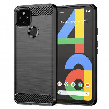 Husa Techsuit Google Pixel 4a 5G Carbon Negru
