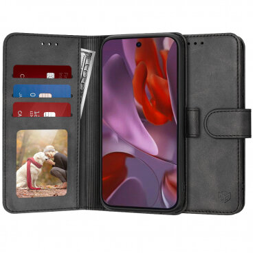 Husa Techsuit Google Pixel 9a Diary Book Negru