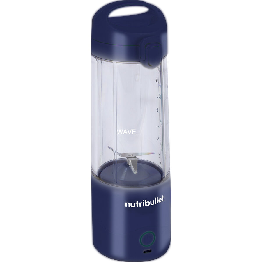 Portable Blender NBP003NBL (dark blue, battery-operated, 0.475 liters)