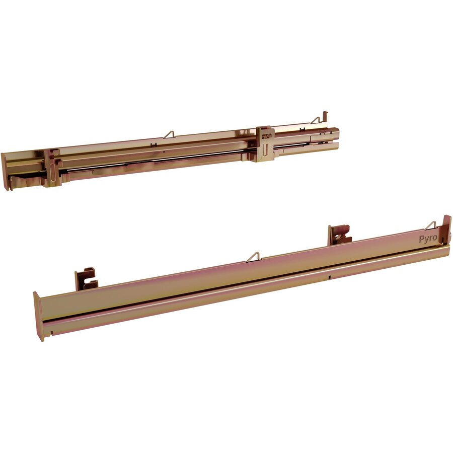 Clip-on full extension drawer HEZ638070 (copper, level-independent, pyro)