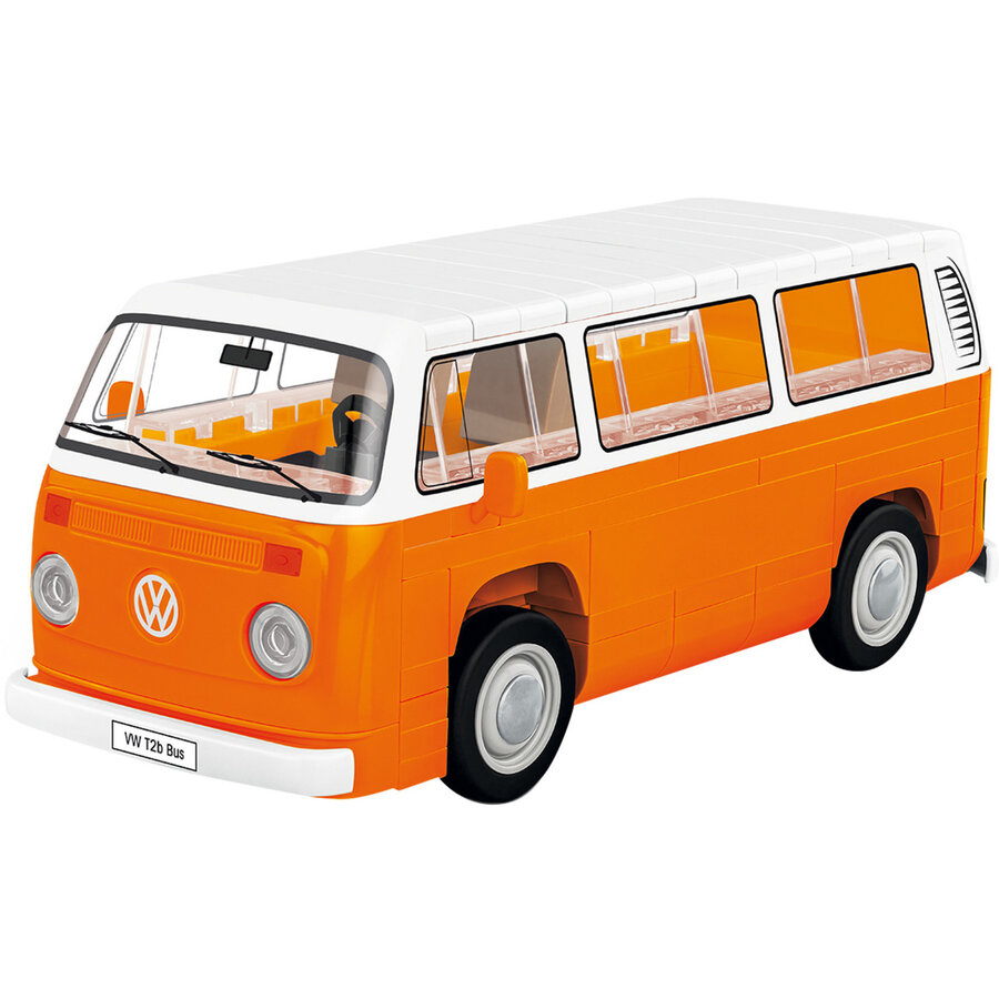 Jucarie Volkswagen T2b Bus (orange, scale 1:35)