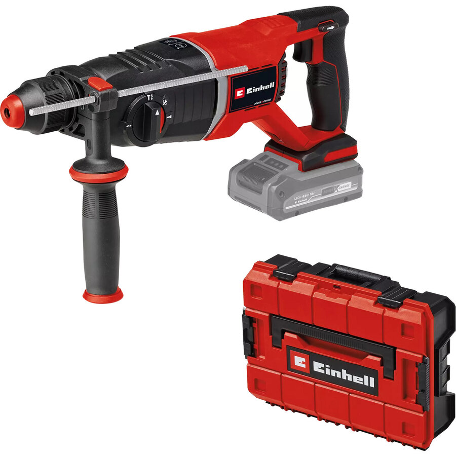 Professional Cordless Hammer Drill TP-HD 18/26 D Li BL - Solo (black/red, without battery and charger, in E-Case)