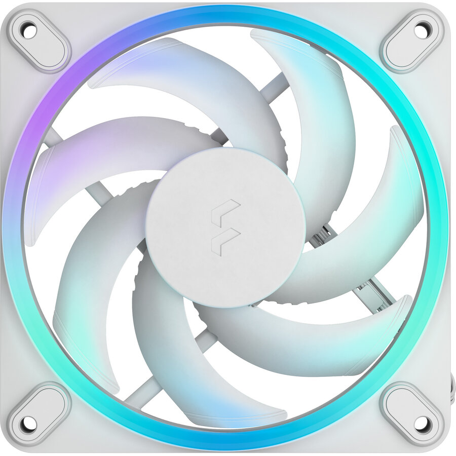 Ventilator Design Fractal D. Momentum 12 RGB White (white, 120 mm)