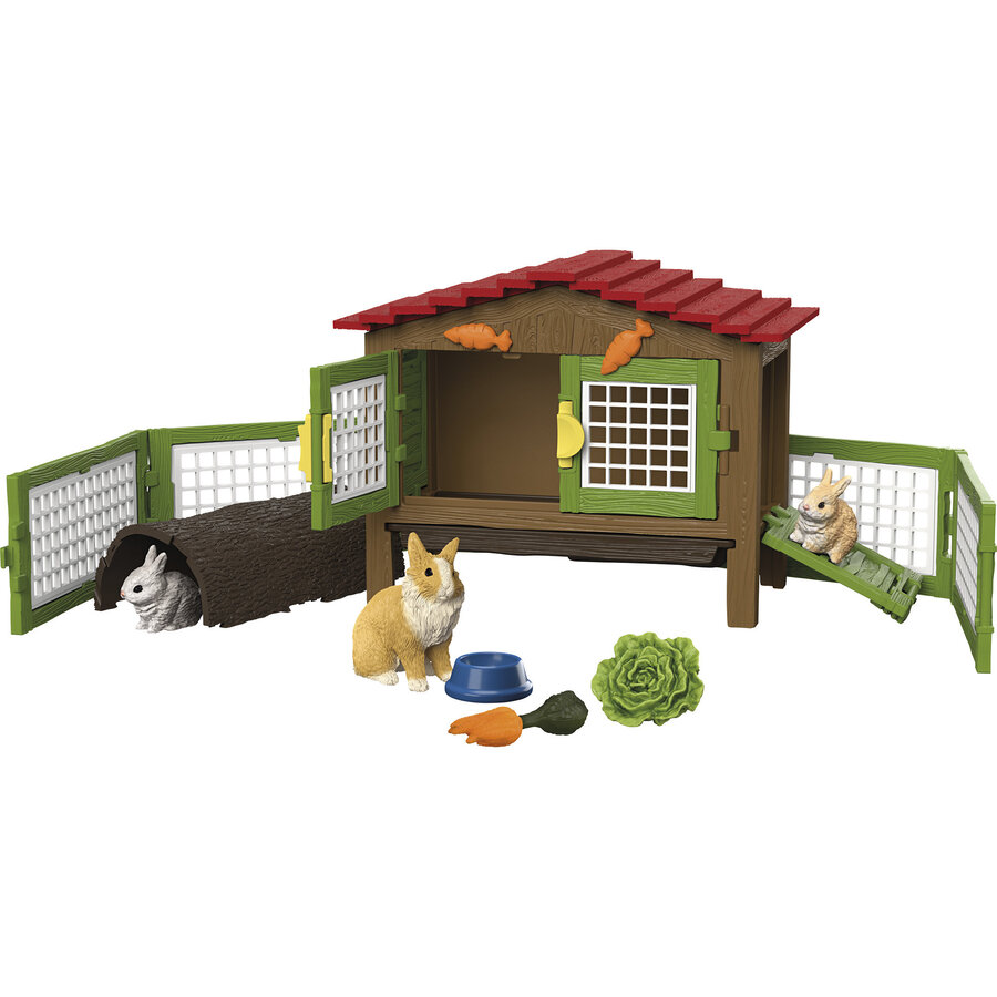 Jucarie Farm World Rabbit Hutch