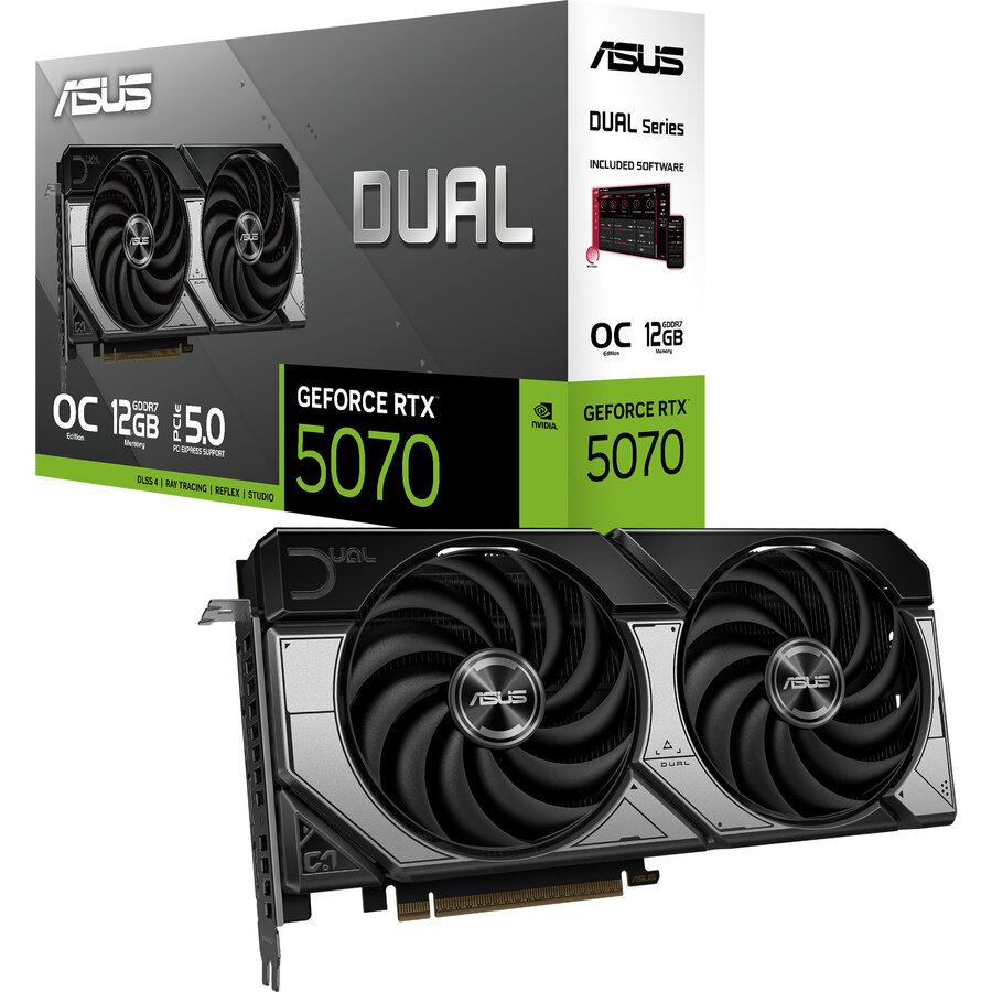 Placa Video GeForce RTX 5070 DUAL OC DLSS 4