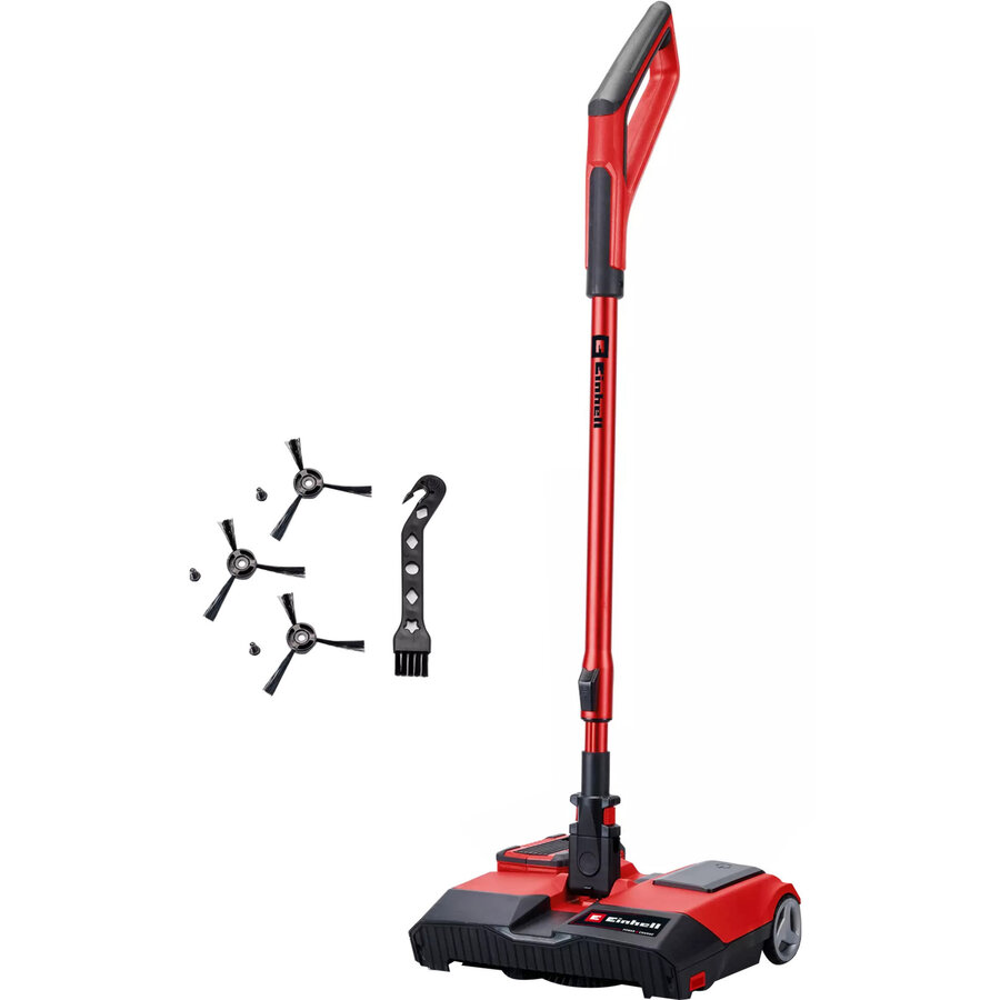 Aspirator Cordless Broom TE-FS 18 Li-Solo, Upright Vacuum Cleaner red/black, without battery and charger