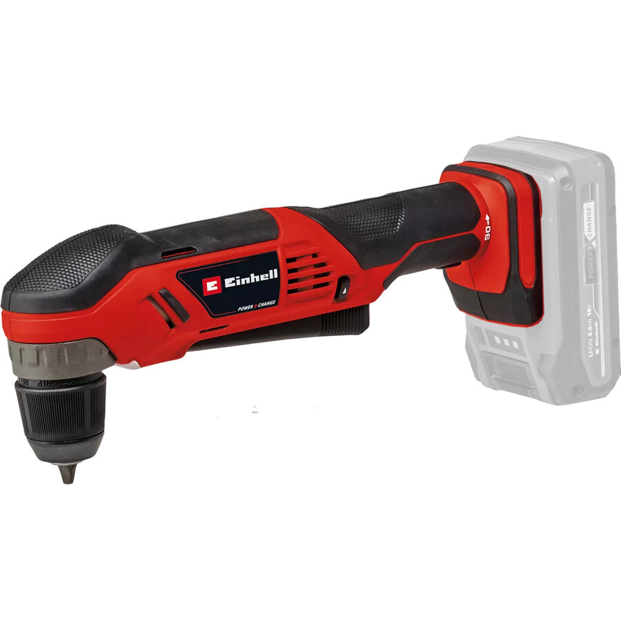 Power X-Change Cordless Angle Drill TE-AD 18 Li - Solo, 18 Volt red/black, without battery and charger