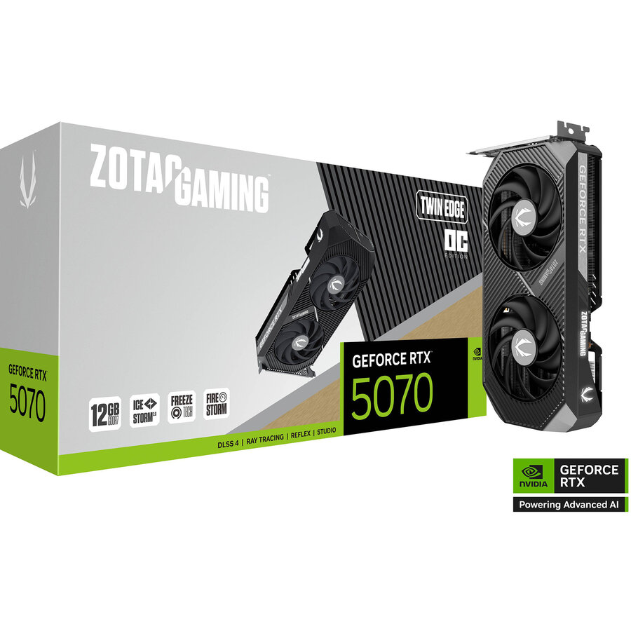 Placa Video nVidia GeForce RTX 5070 Twin Edge OC 12GB GDDR7 192bit