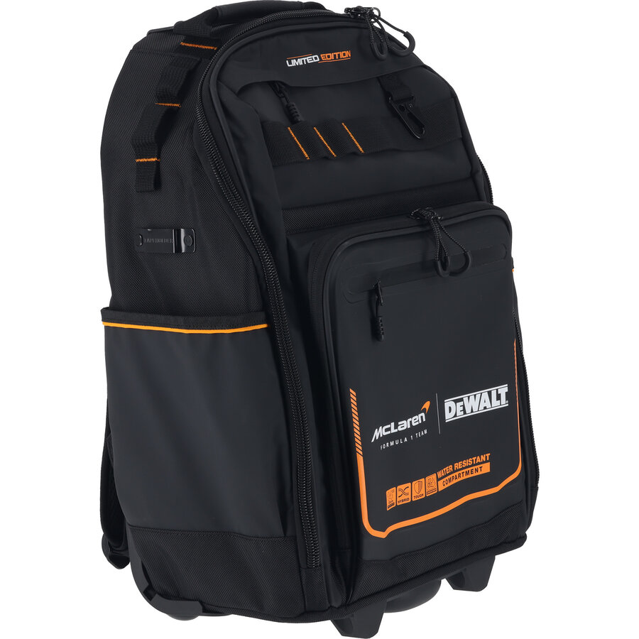 PRO DWST60101-9 , Backpack black/yellow, With wheels and telescopic handle