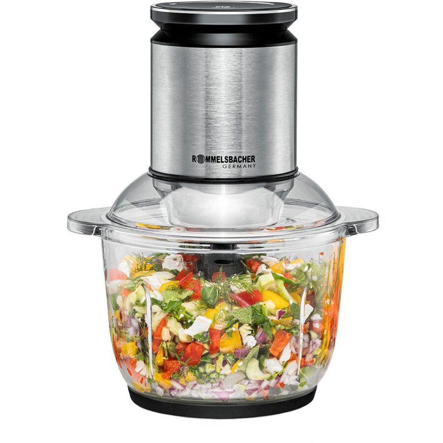 Tocator Multi-Chopper MZ 600 stainless steel/black, 600 watts, 2-liter glass container