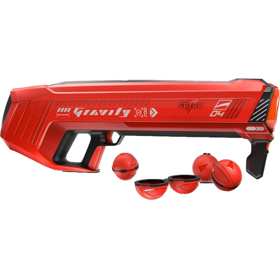 Spyra Gravity, water bomb launcher red