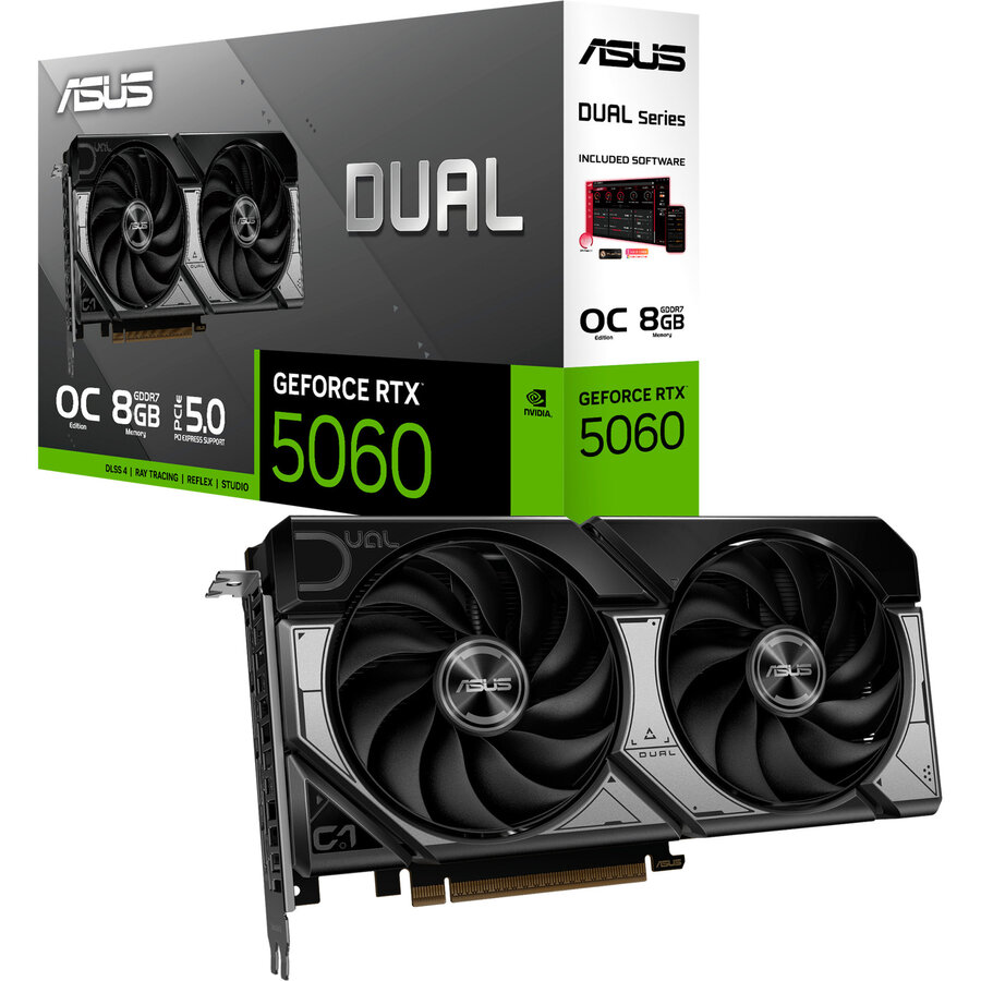 Placa Video nVidia GeForce RTX 5060 DUAL OC 8GB GDDR7 128bit