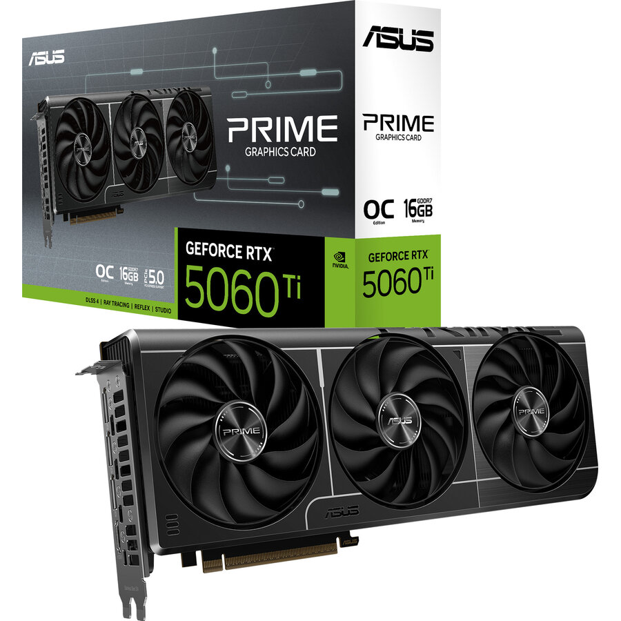 Placa Video GeForce RTX 5060 Ti PRIME OC 16GB