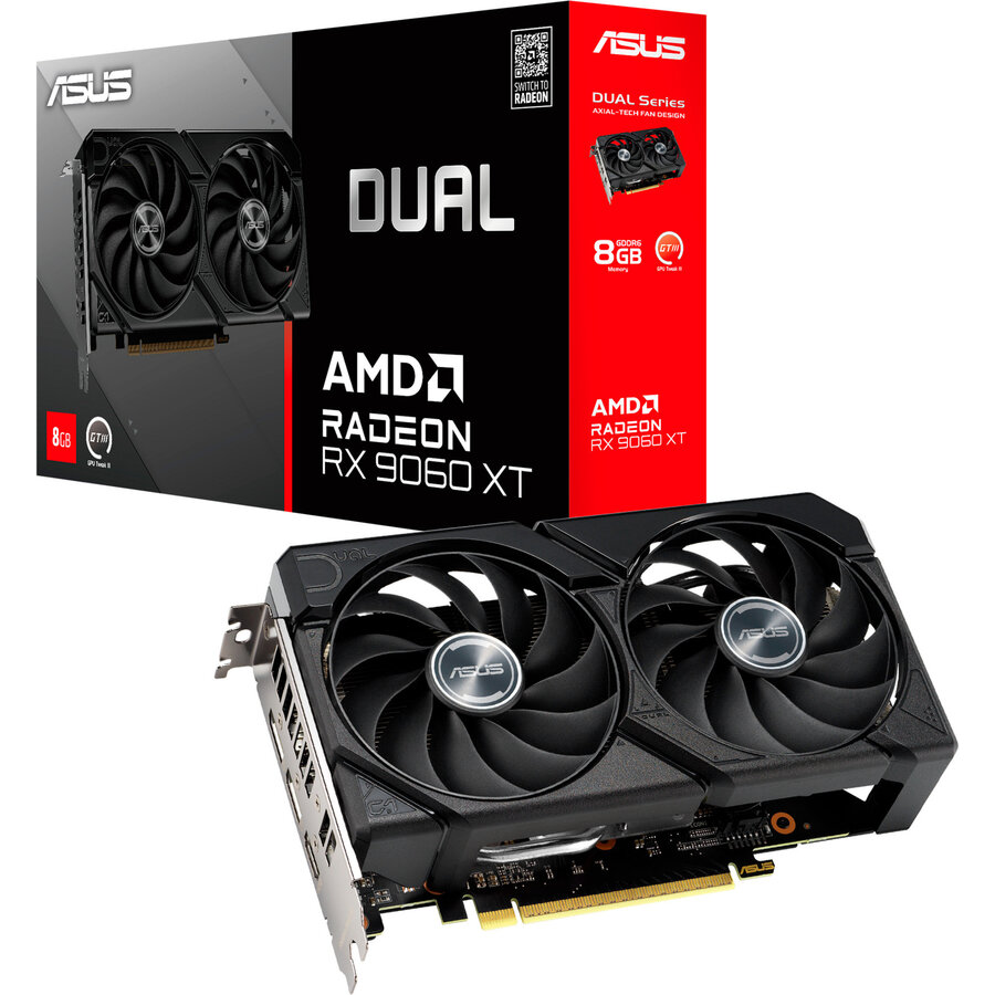 Placa video ASUS Radeon Dual RX 9060 XT 8GB GDDR6 128-bit - imagine 2