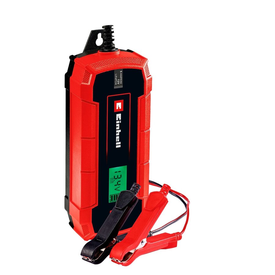 Battery Charger CE-BC 5 M LiFePO4 red/black, for car and motorcycle batteries