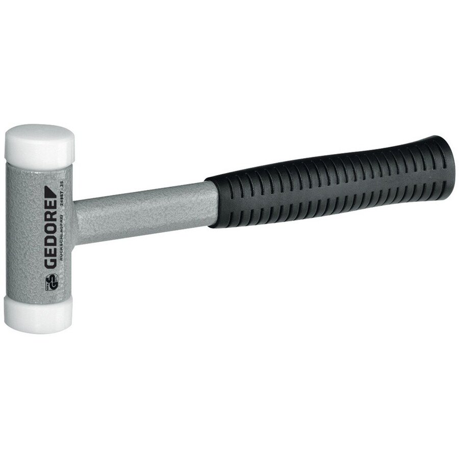 dead-blow hammer 248 ST-50 black/silver, O 50mm, length 310mm