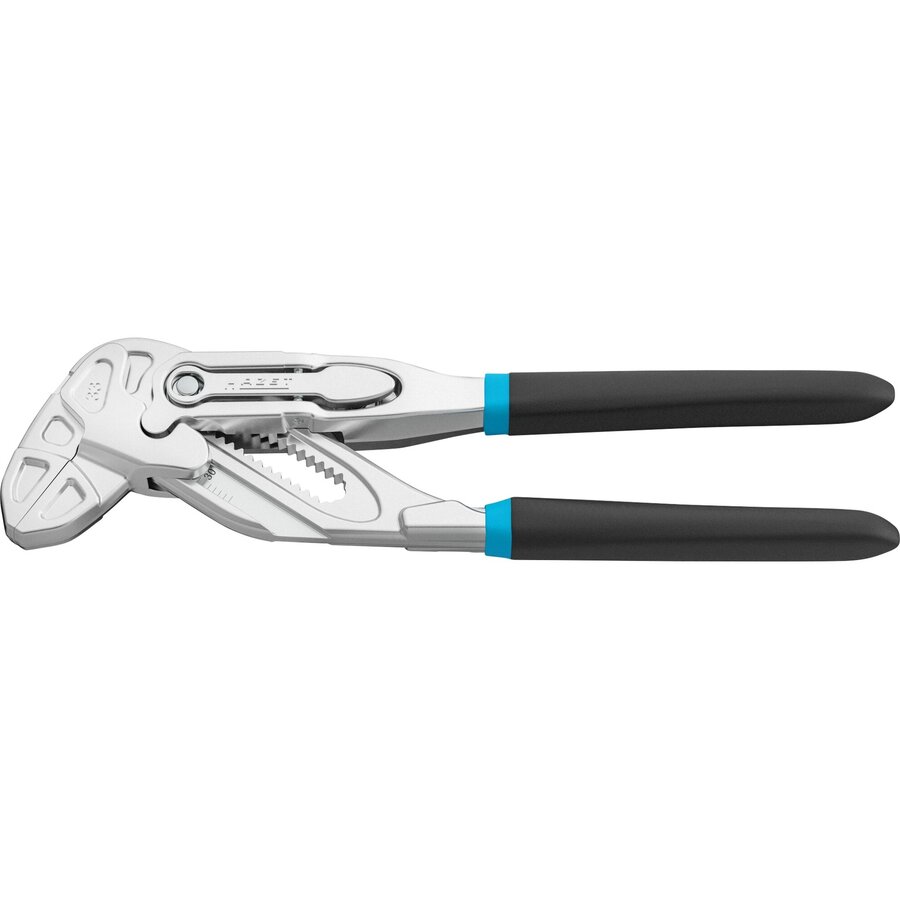 pliers wrench 762-15 black/blue, 150mm, quick adjustment tip/step