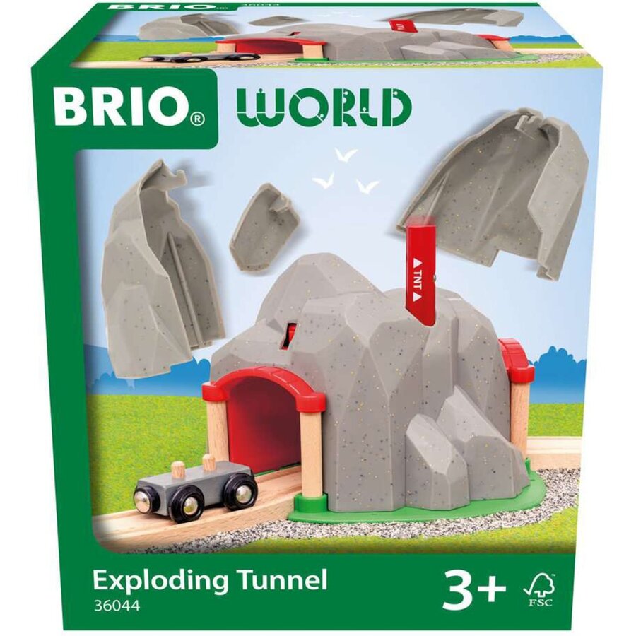 BRIO World World Tunnel with Explosive Function, Railway