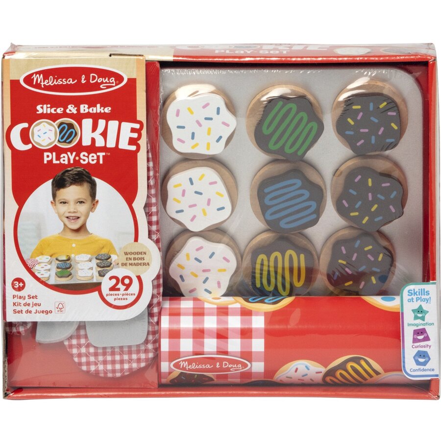 Spin Master Melissa & Doug - Wooden Cookie Set, Play Kitchen