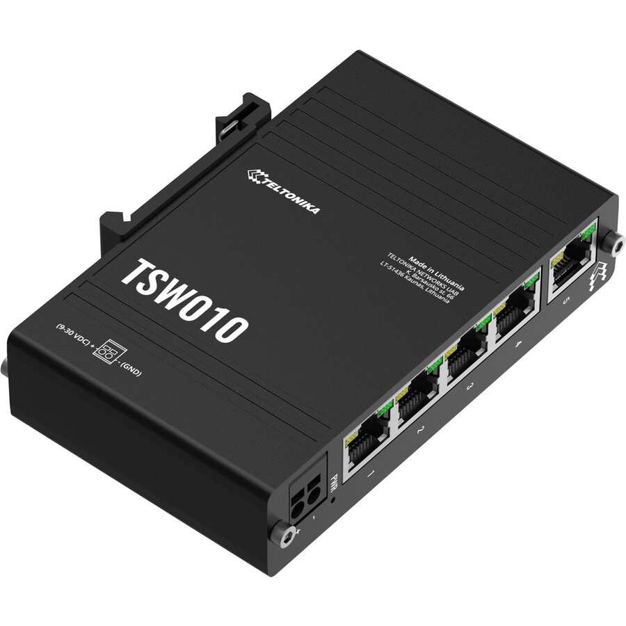 Accesoriu server TSW010, switch black, 5 port, 10/100 Mbit/s