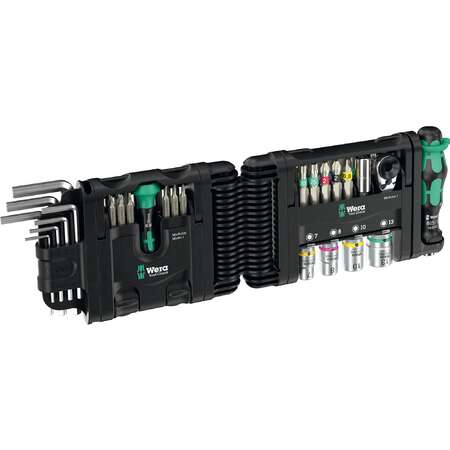 Wera Tool-Check Modular Set 1, with 3 tool modules, bit set black/green ...
