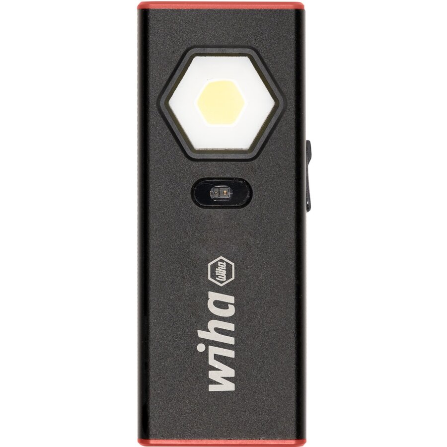 hand lamp 1,200 lm, flashlight black/red