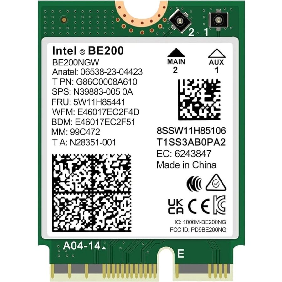 Accesoriu server Wi-Fi 7 BE200 M.2 non vPro, WLAN adapter (bulk)