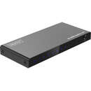 4K HDMI Splitter, 1x4 (black, with downscaler)