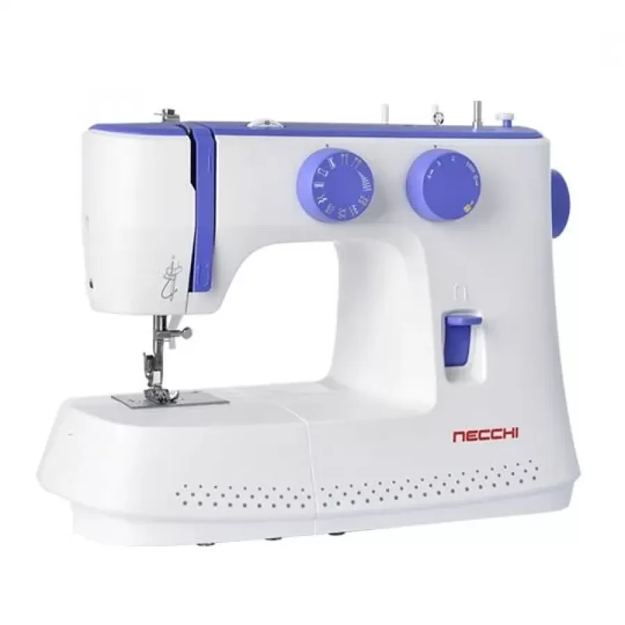 Mașina de Cusut Necchi M213A 13 Cusături Alb/Violet