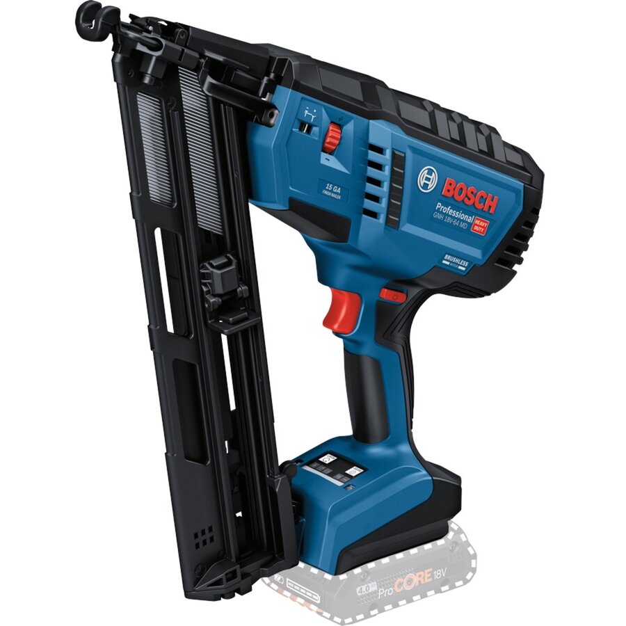 Bosch cordless wood nailer GNH 18V-64 MD Professional solo, 18Volt (blue/black, without battery and charger)