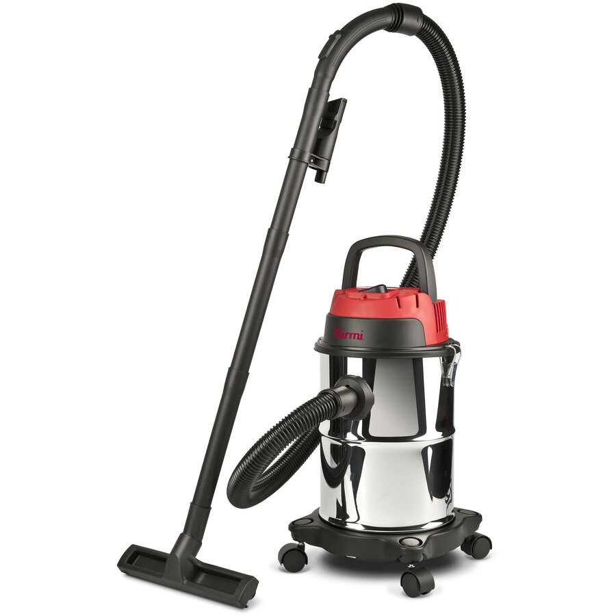 Aspirator Umed - Uscat AP45 Capacitate 15L Functie de Suflare 1000W Argintiu/Negru/Rosu