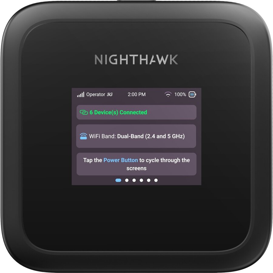 Router wireless Nighthawk M3 WiFi 6 mobile WiFi router (black)