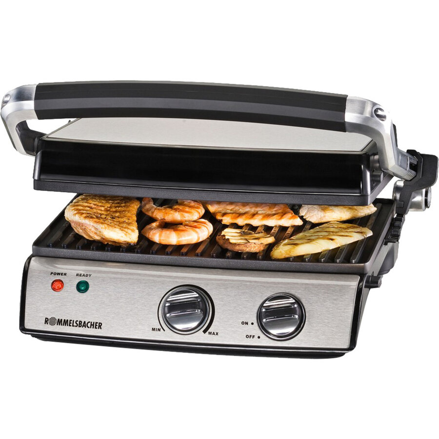 Gratar electric Contact Grill KG 2020 (stainless steel/black 2000 watts)