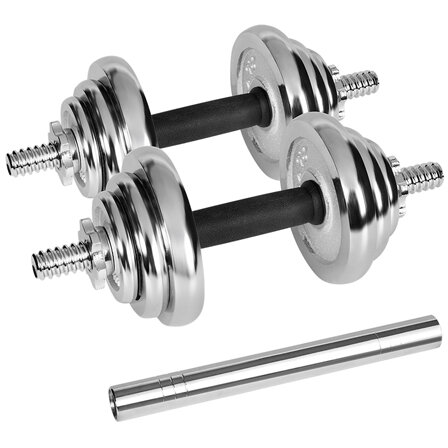 GANTERE REGLABILE CU VALIZĂ TOTAL 20KG Rebel ACTIVE