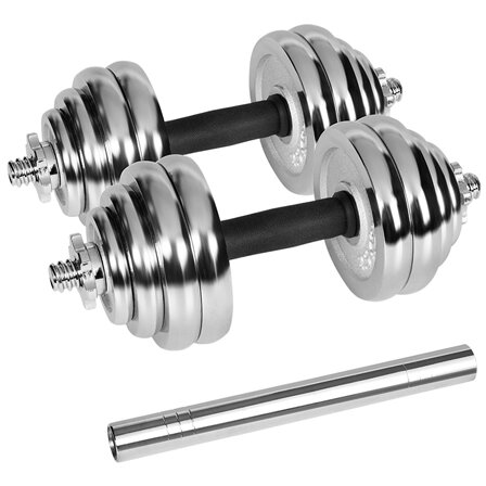 GANTERE REGLABILE CU VALIZĂ TOTAL 30KG Rebel ACTIVE